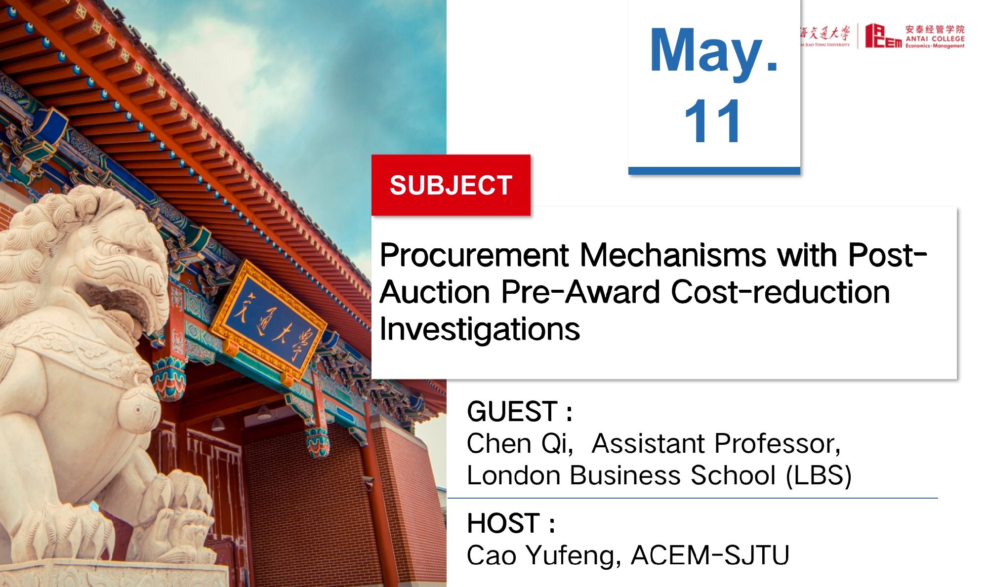 Procurement Mechanisms with Post-Auction Pre-Award Cost-reduction Investigations
